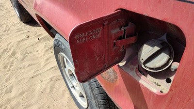 1990 Ford Bronco 2 Fuel Tank Door With Hinge Gas Lid Oem Filler Red