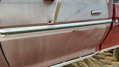 1979 Ford F150 Driver Left Front Upper Moulding From Door Oem Trim Strip