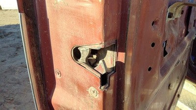 1983 Chevy K30 Driver Left Front Door Latch With Rods/Cables Oem