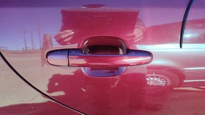 02-06 Camry Passenger Right Rear Outside Door Handle Oem Back Salsa Red 3Q3