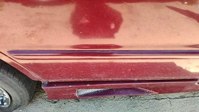 94-96 Honda Accord Passenger Right Rear Moulding From Door Back Trim Strip Red