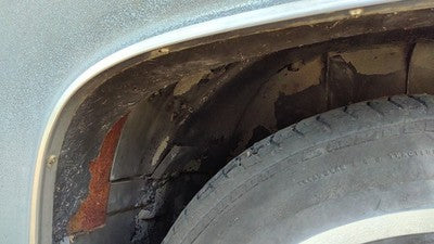 1984 Deville Sedan Lh Driver Left Inner Fender Wheel Liner Oem