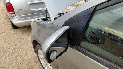 2007-2012 Nissan Sentra Driver Left Side Mirror Door Mounted Oem Gray K36