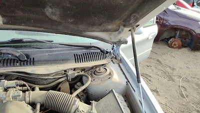 1996-1998 Ford Taurus Pair Of Hood Hinges Right Left Set Assembly Oem Silver Ts
