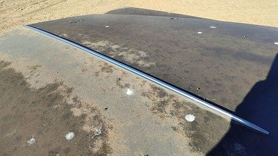 1984 Deville Sedan Center Chrome Trim Strip From Hood Oem