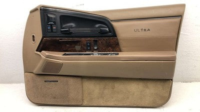 92 Buick Park Ave Ultra Passenger Right Front Door Trim Panel With Switches Tan