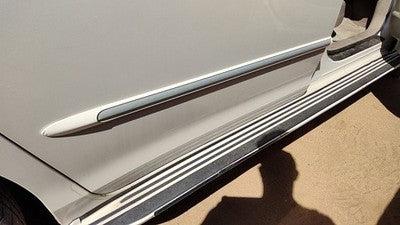 04 Sienna Passenger Right Rear Moulding From Door Oem Back Trim Strip White 071