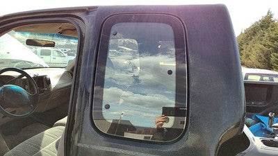 1997-1998 Ford F150 Driver Left Rear Quarter Glass Back Side Window Oem