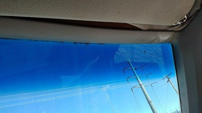 1985 Mercury Grand Marquis Interior Trim Strip Above Windshield Oem Gray Panel