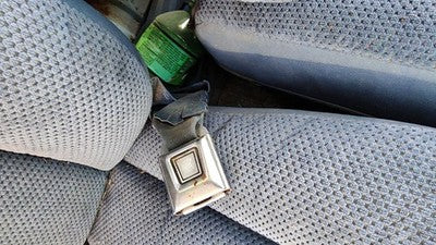 1986 Ford Ranger Passenger Right Front Seat Belt Buckle Receiver Oem Blue