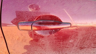 2003-2006 Mitsubishi Outlander Passenger Right Rear Outside Door Handle Back Red