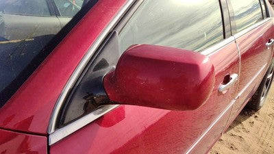 06-08 Lucerne Driver Left Side Mirror Door Mounted Crimson 86U Memory Signal