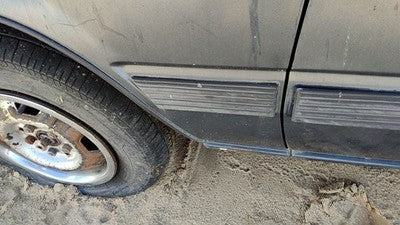 1986 Toyota Camry Driver Left Moulding From Fender Oem Trim Strip Gray