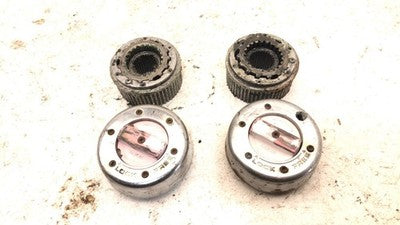 1980-1993 Ford F250 Manual Lockout Hub Set Pair Locking Hub Oem 4X4 4Wd Dana 44