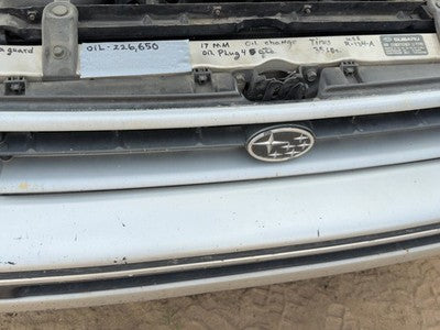 1990-1991 Subaru Legacy Front Grille Assembly Oem Silver 91065Aa000St