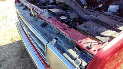 1991 Ford F150 Ford F150 Top Plastic Cover Above Radiator Support Sight Shield