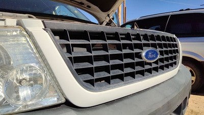2002-2005 Ford Explorer Complete Header Panel Assembly Grille Headlights Oem