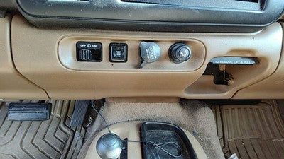 2000 Dodge Durango Center Lower Dash Bolster Trim Panel Oem Tan