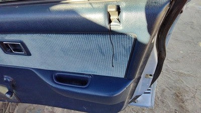 1989 Honda Civic Passenger Right Front Door Trim Panel Manual Windows Blue Sedan