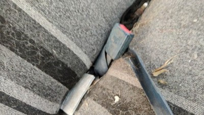 1991 Chevy Silverado 1500 Passenger Right Front Seat Belt Buckle Receiver Blue