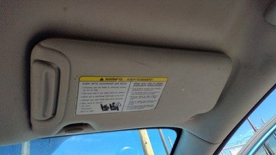 2012-2015 Nissan Versa Note Passenger Right Sun Visor Oem Charcoal G 964003Wc1a