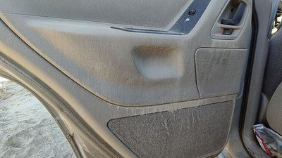 00-01 Grand Cherokee Driver Left Rear Door Trim Panel With Switches Back Gray