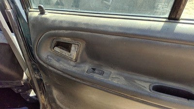 97 Suzuki Sidekick Passenger Right Rear Door Trim Panel With Switches Back Gray
