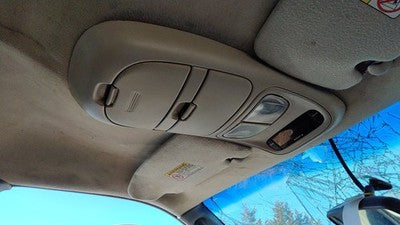 2000-2001 Dodge Dakota Center Overhead Console Dome Light Map Lamp Cubby Gray