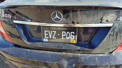 2013 Mercedes C300 License Plate Trim Surround Panel Oem Tail Trunk Finish