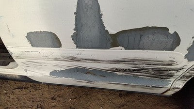 98-08 Ford Crown Vic Driver Left Rear Moulding From Door Back Trim Strip White