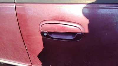 1997-02 Ford Expedition Passenger Right Front Outside Door Handle Oem Maroon Jl