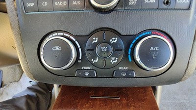2007-2008 Nissan Altima Temperature Control Module In Dash Heater Ac Head Unit