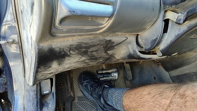 1998-2002 Honda Accord Lower Dash Under Column Knee Bolster Trim Panel Oem Gray