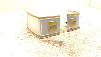 1973-1980-1973-1980 Gmc Truck Cab Belt Trim Panel Corner Trim Oem Pair Moulding