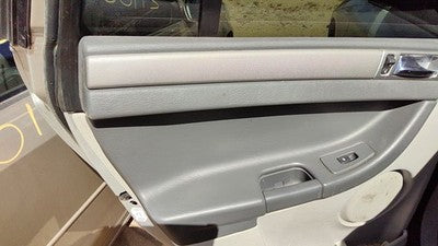 07-08 Pacifica Driver Left Rear Door Trim Panel With Switches Back Gray Da