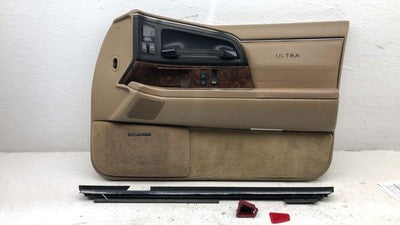92 Buick Park Ave Ultra Passenger Right Front Door Trim Panel With Switches Tan
