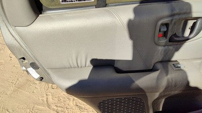 98-01 Bravada Driver Left Rear Door Trim Panel With Switches Back Pewter 922