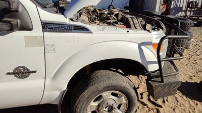 2011-2016 Ford F250 Passenger Right Front Fender Oem White Z1 6.7L Powerstroke