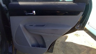 2011 Kia Sorento Passenger Right Rear Inside Door Trim Panel Only Back Black Eb