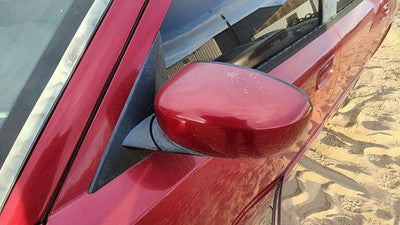 06-10 Dodge Charger Driver Left Side Mirror Door Mounted Prh Inferno Red Crystal
