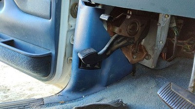 1995 Ford F150 Driver Passenger Right Left Lower Kick Trim Panel Set Blue Pair