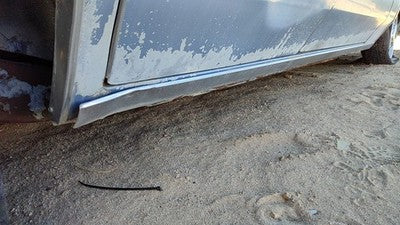 1984 Deville Sedan Passenger Right Lower Rocker Panel Moulding Side Chrome Oem
