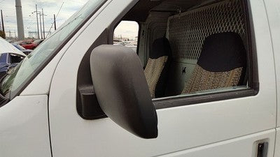 1992-2002 Ford Van E250 Driver Left Manual Side Mirror Door Mounted Oem