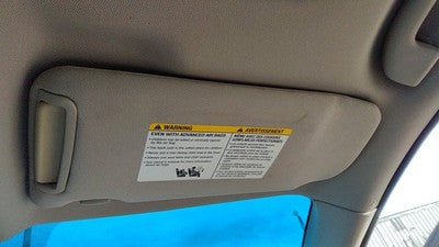 2007-2008 Nissan Altima Passenger Right Sun Visor Oem Charcoal G 96400Ja20a