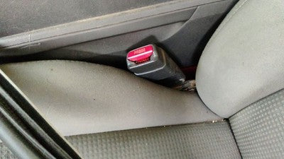 08-10 Dodge Charger Driver Left Front Seat Belt Buckle Receiver Db Slate Gray