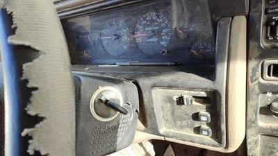 94-95 Jeep Grand Cherokee Trim Bezel Below Speedometer Dash Surround Panel Gray