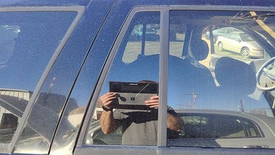 02-09 Trail Blazer Passenger Right Rear Vent Window Back Door Glass With Frame