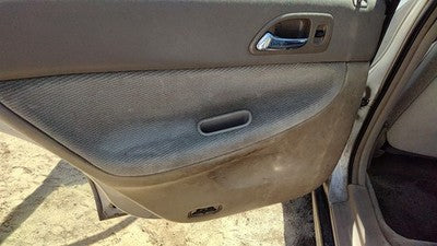 96-97 Honda Accord Driver Left Rear Door Trim Panel With Switches Back Gray F