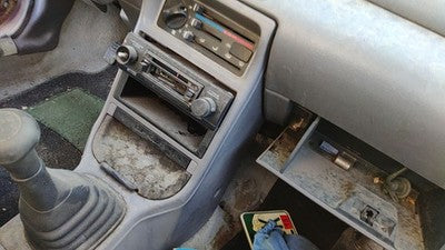 1997 Ford Aspire Shifter Trim Bezel Console Surround Panel Oem Gray