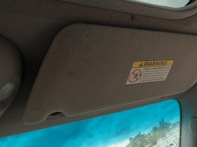 2000-2002 Ford Expedition Passenger Right Sun Visor Oem Gray 12 Yl1Z7804104Aac